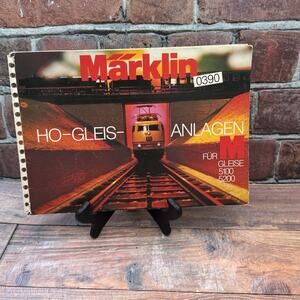 Vintage Marklin Train Catalog 0390 HO M-Track Layouts 5100 5200 March 1990